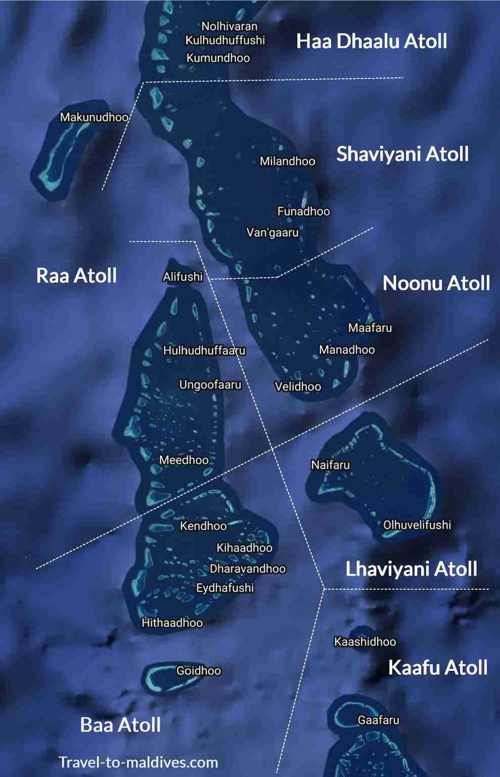 Raa Atoll Map Geography and Location - Travel to Maldives