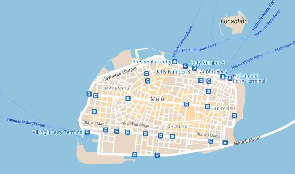 map of Malé